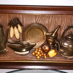 Vintage kitchen wall art